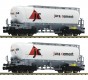 848902 Fleischmann Set of 2 silo cars Jura Cement/Wascosa